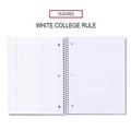 Notebooks & Pads | Universal UNV66614 10.5 in. x 8 in. 1-Subject Medium/College Rule Wirebound Notebook - Assorted Cover Colors (4/Pack) image number 5