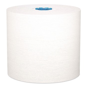 PAPER AND DISPENSERS | Kleenex 25637 1-Ply 7.5 in. x 700 ft. Hard Roll Paper Towels with Premium Absorbency Pockets - White with Blue Core (6/Carton)