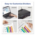 Just Launched | Avery 75500 Print and Apply Index Maker 11 in. x 8.5 in. Clear Label Sheet Protector Dividers with 5 White Tabs (1/Set) image number 3