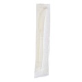 Cutlery | Boardwalk BWKKNIFEMWPPIW 5.86 in. Mediumweight Wrapped Polypropylene Plastic Knife Cutlery - White (1000/Carton) image number 1
