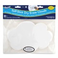 Project & Display Boards | Pacon PAC9014 7 in. x 10 in. Self Stick Dry Erase Clouds - White Surface image number 2