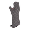 Food Service | San Jamar 800FG17-BK 17 in. WebGuard Plus Fabric Bestguard Oven Mitt - Black (1-Pair) image number 2