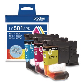 Brother LC5013PKS LC5013PKS 200 Page-Yield Ink - Cyan/Magenta/Yellow (3/Pack)