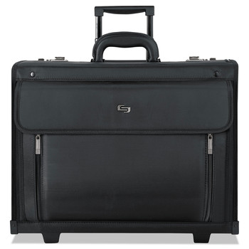 SOLO PV78-4 18 in. x 8 in. x 14 in. Polyester Classic Rolling Catalog Case Fits Devices Up to 16 in. - Black