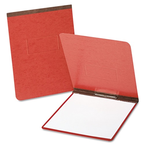 Report Covers & Pocket Folders | Oxford 71134EE 8.5 in. x 11 in. 2 in. Capacity 2-Prong Metal Fastener Reinforced Top Hinge PressGuard Report Cover - Red image number 0