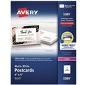 Mailing, Packing & Shipping | Avery 05389 4 in. x 6 in. 80 lbs. Printable Postcards - Matte White (50/Box) image number 0
