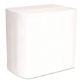 Paper Towels and Napkins | Boardwalk BWK6000INTW 6.3 in. x 8.5 in. 1-Ply Interfold Napkins - White (12/Carton) image number 2