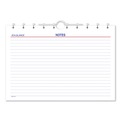Bulletin Boards | AT-A-GLANCE PMLF1128 15-Month: Dec 2024 to Feb 2026 12 in. x 27 in. Move-A-Page Three-Month Wall Calendar - White/Red/Blue Sheets image number 1