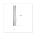 Just Launched | Boardwalk BWK1360 60 in. x 5 in. Hygrade Cotton Industrial Dust Mop Head - White image number 3
