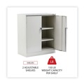 Office Filing Cabinets & Shelves | Alera CM4218PY 36 in. x 18 in. x 42 in. Assembled Storage Cabinet with Adjustable Shelves - Putty image number 4