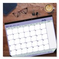Bulletin Boards | Blueline CA181731 21.25 in. x 16 in. 13-Month (Jul 2025-2026) Academic Desk Pad Calendar - White/Blue/Green Sheets/Black Headband image number 3