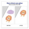Adhesives & Glues | Avery 98096 0.26 oz Applies Purple and Dries Clear Permanent Glue Stic Value Pack (6/Pack) image number 2