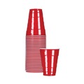 Cups and Lids | Hefty C21895 18 oz. Easy Grip Disposable Plastic Party Cups - Red (400/Carton) image number 2