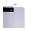 Clipboards | Universal UNV40310 Low-Profile Plastic Clipboard with 0.5 in. Clip Capacity for 8.5 x 11 Sheets - Clear image number 6