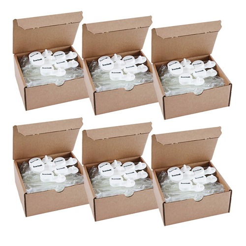 Odor Control | Boardwalk CURVP010I060M17AAS8100 Curve Solid Air Freshener - Mango Fragrance, Clear (10/Box, 6 Boxes/Carton) image number 0