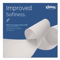 Paper Towels and Napkins | Kleenex 25639 1-Ply 7.5 in. x 700 ft. Hard Roll Paper Towels with Premium Absorbency Pockets - White with Gray Core (6/Carton) image number 4