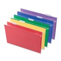 File Folders | Universal UNV14221EE 1/5-Cut Tab Deluxe Bright Color Hanging File Folders - Legal Size, Assorted Colors (25/Box) image number 1