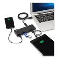 Office Electronics & Batteries | Tripp Lite U360-007 7 Ports Charging Hub 3.0 - Black image number 2
