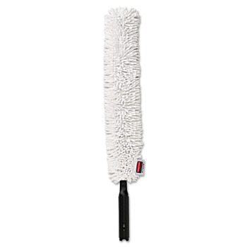 CLEANING BRUSHES | Rubbermaid Commercial HYGEN FGQ85200WH00 28.38 in. Handle HYGEN Quick-Connect Flexible Dusting Wand