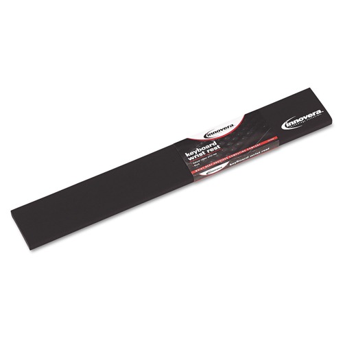 Just Launched | Innovera IVR52458 19.25 in. x 2.5 in. Keyboard Wrist Rest - Black image number 0