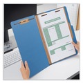 File Folders | Universal UNV10211 Bright Colored Pressboard Classification Folders - Legal, Cobalt Blue (10/Box) image number 3