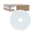 Just Launched | Boardwalk BWK4017WHI 17 in. Diameter Polishing Floor Pads - White (5/Carton) image number 0