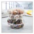 Food Trays, Containers, and Lids | Dart PET57PST1 5.86 in. x 3.11 in. ClearSeal Hinged-Lid Plastic Containers - Clear (500/Carton) image number 4