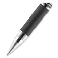 Pens | uni-ball 65450 Signo GRIP 0.7 mm Stick Gel Pen - Black Ink/Clear/Black/Silver Barrel/Medium (1-Dozen) image number 6