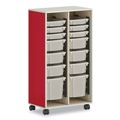 Boxes & Bins | HON HFMBIN12 Flagship 12.75 in. x 16 in. x 12 in. 1 Section Storage Bins - Translucent White image number 3