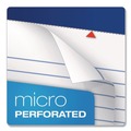 Notebooks & Pads | Ampad 20-322 8.5 in. x 11.75 in. Narrow Ruled Perforated Writing Pads - White (1-Dozen) image number 3