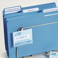 Labels | Avery 48266 0.66 in. x 3.44 in. EcoFriendly Permanent File Folder Labels - White (30/Sheet, 25 Sheets/Pack) image number 1