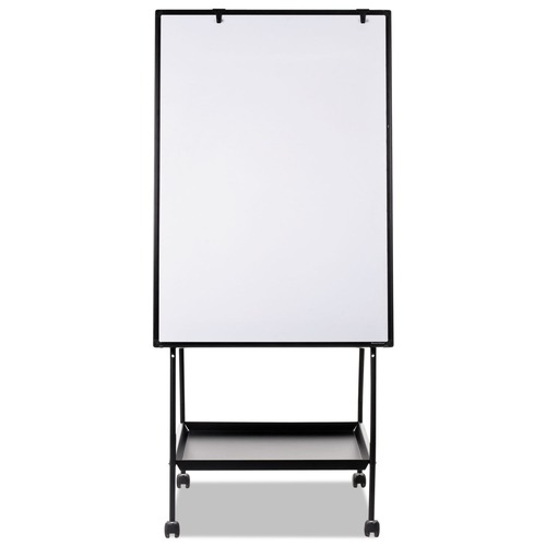 White Boards | MasterVision EA49145016 29-1/2 in. x 74-7/8 in. Creation Station Magnetic Dry Erase Board - Black Frame image number 0