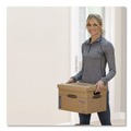 Boxes & Bins | Bankers Box 7718201 SmoothMove 17 in. x 21 in. x 17 in. Half Slotted Container Classic Moving/Storage Boxes - Large, Brown/Blue (5/Carton) image number 8