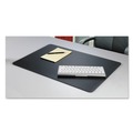 Back to School Sale | Artistic LT41-2MS Rhinolin II 24 in. x 17 in. Desk Pad with Antimicrobial Protection - Black image number 2