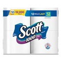 Toilet Paper | Scott 10060 1-Ply 4.1 in. x 3.7 in. Septic Safe Toilet Paper - White (48/Carton) image number 4