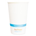 Cups and Lids | World Centric CUSU16C 16 oz. NoTree Paper Cold Cups - Natural (1000/Carton) image number 0