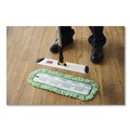  | Rubbermaid Commercial FGQ41800GR00 18 in. Microfiber Dust Pad with Fringe - Green (6/Carton) image number 2