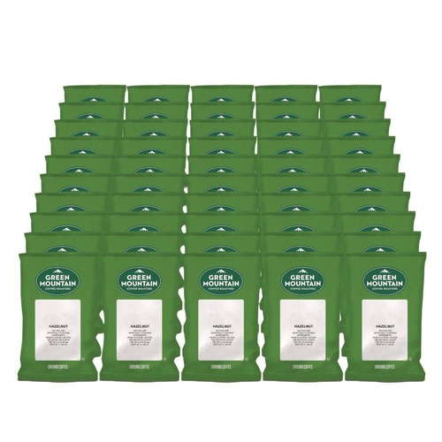 Coffee | Green Mountain Coffee 5000364510 2.2 oz. Coffee Fraction Packs - Hazelnut (50/Carton) image number 0