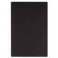 Bulletin Boards | Quartet 7684BK 48 in. x 36 in. Oval Office Fabric Board - Black Surface image number 4