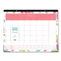Bulletin Boards | Blue Sky 107938 22 in. x 17 in. 12-Month (Jul 2025-Jun 2026) Day Designer Peyton Academic Desk Pad - Black Binding/Clear Corners image number 0
