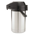 Food Service | BUNN 32125.0000 2.5 Liter Lever Action Airpot - Stainless Steel/Black image number 2