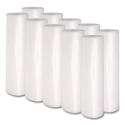 Just Launched | Boardwalk X8647SCKR01 43 in. x 47 in. 1.1 mil 56 gal Low Density Repro Can Liners - Clear (100/Carton) image number 0