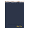 Notebooks & Pads | Ampad 20-815 (70) White 8.5 in. x 11.75 in. Sheets Project-Management Format Gold Fibre Wirebound Project Notes Pad - Navy Cover image number 0