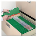 File Folders | Smead 13733 4-Section Pressboard Top Tab Classification Folders with 4 SafeSHIELD Fasteners - Letter Size/Green (10/Box) image number 6
