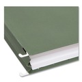 File Folders | Smead 64318 1.75 in. Capacity 1 Section Hanging Pockets with Full-Height Gusset - Standard Green/Legal Size (25/Box) image number 4