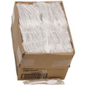 Cutlery | Pactiv Corp. FKSWCH Plastic Mediumweight Spoon Individually Wrapped Fieldware Cutlery - White (1000/Carton) image number 0
