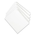 Dividers & Tabs | Avery 82209 10-Tab "11-in 11 in. x 8.5 in. Allstate Style Preprinted Legal Exhibit Side Tab Index Dividers - White (25/Pack) image number 1