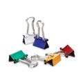 Binding Spines & Combs | Universal UNV31027 Binder Clips with Storage Tub - Mini, Assorted (60/Pack) image number 1