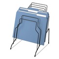 File Folders | Fellowes Mfg Co. 72614 10.13 in. x 12.13 in. x 11.19 in. Letter to Legal Size Files 8 Sections Wire Step File - Black image number 1