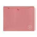 File Jackets & Sleeves | U Brands 6595U01-12 U-Eco Straight Tab Poly File Jackets - Assorted/Letter Size (10/Pack) image number 5
